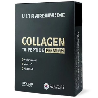 Купить ultrabalance (ультрабаланс) коллаген трипептид премиум, саше 30 шт бад в Богородске
