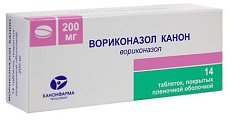 Купить вориконазол-канон, таблетки, покрытые пленочной оболочкой 200мг, 14 шт в Богородске