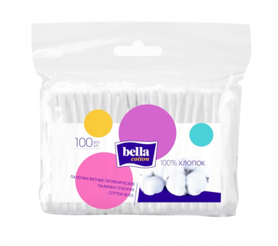 Купить bella cotton (белла) ватные палочки 100 шт в Богородске