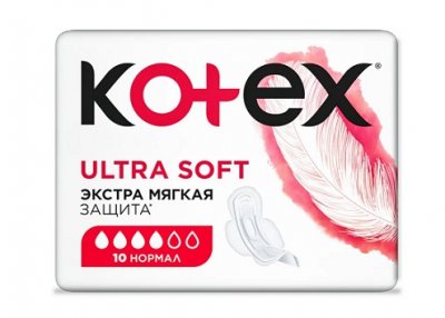 Купить kotex ultra soft (котекс) прокладки нормал 10шт в Богородске