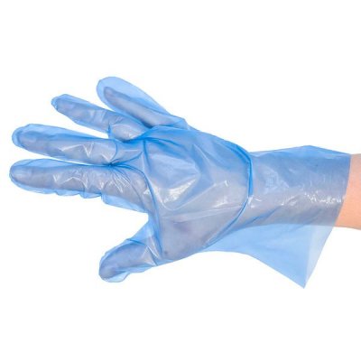Купить перчатки албенс хозяйственно-бытовые для косметических процедур голубые универсальные одноразовые, 100 шт в Богородске
