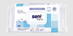 Купить seni care (сени кеа) салфетки влажные для ухода с витамином е и аллантоином 80шт в Богородске