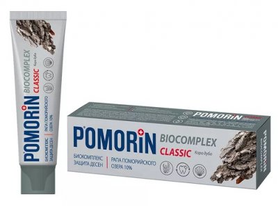 Купить pomorin (поморин) зубная паста классик биокомплекс, 100мл в Богородске