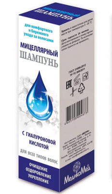 Купить мицеллярный шампунь с гиалуроновой кислотой, 250мл в Богородске