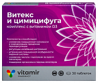 Купить витамир витекс и цимицифуга комплекс с витамином д3, таблетки, покрытые оболочкой массой 165мг 30шт бад в Богородске