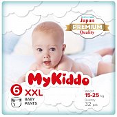 Купить mykiddo premium (майкиддо) подгузники-трусики для детей 15-22кг, 32 шт размер ххl в Богородске