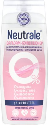 Купить neutrale (нейтрал) бальзам-кондиционер ультрапитальный для поврежденных, сухих, окрашенных и секущихся волос 250мл в Богородске