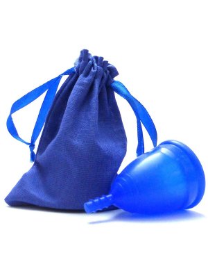 Купить онликап (onlycup) менструальная чаша серия лен размер s, синяя в Богородске