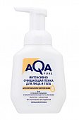 Купить aqa рure (аква пьюр) пенка для лица, тела интенсивно очищающая для нормальной и жирной кожи, 250 мл в Богородске