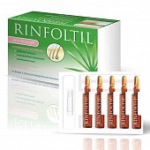 Купить rinfoltil (ринфолтил) усиленная формула от выпадения волос для женщин ампулы, 10 шт в Богородске