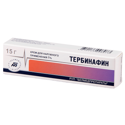 Купить тербинафин, крем для наружного применения 1%, 15г в Богородске