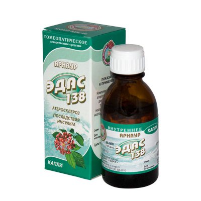 Купить эдас-138 арнаур(атеросклероз), капли для приема внутрь гомеопатические, 25мл в Богородске