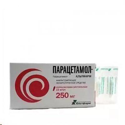 Купить парацетамол-альтфарм, суппозитории ректальные 250мг, 10 шт в Богородске