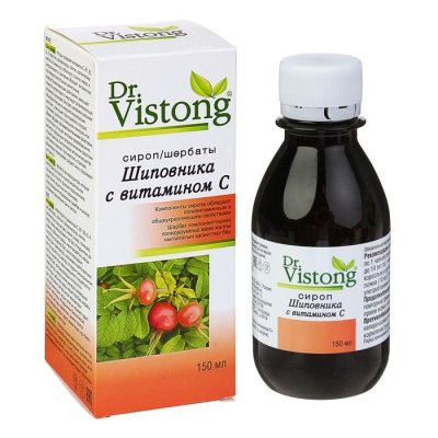 Купить dr. vistong (доктор вистонг) сироп шиповника с витамином с, 150мл в Богородске