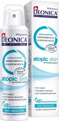 Купить deonica (деоника) дезодорант атопик скин аэрозоль 150мл в Богородске