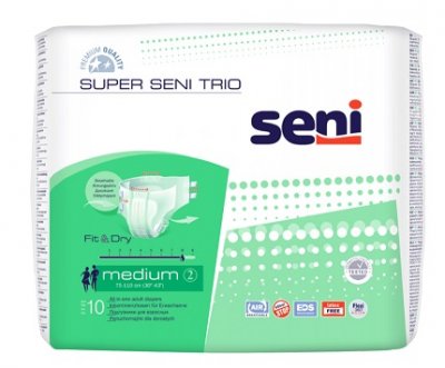 Купить seni (сени) подгузники супер трио медиум 2 10шт в Богородске