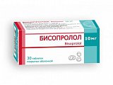 Купить бисопролол, таблетки, покрытые пленочной оболочкой 10мг, 30 шт в Богородске