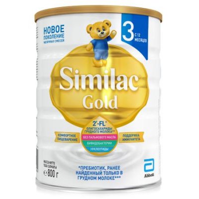Купить симилак (similac) 3 gold смесь детское молочко 12+, 800г в Богородске