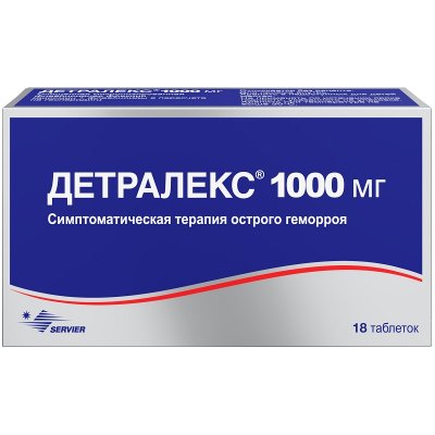 Купить детралекс, таблетки, покрытые пленочной оболочкой 1000мг, 18 шт в Богородске