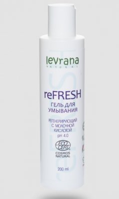 Купить levrana (леврана) гель для умывания регенерирующий refresh, 200мл в Богородске
