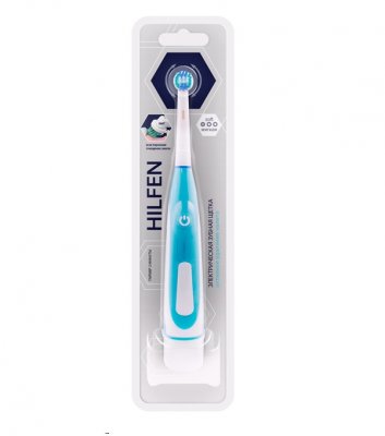 Купить хилфен (hilfen) электрическая зубная щетка мягкая голубая артикул r2021 в Богородске