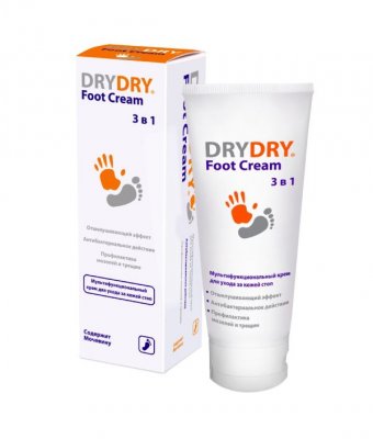 Купить драйдрай (dry dry) фут крем для ног многофункциональный 100 мл в Богородске