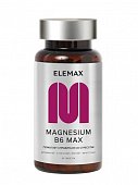 Купить elemax magnesium b6 max (элемакс магнезиум в6 макс) таблетки, 60 шт бад в Богородске