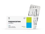 Купить пароксетин солофарм, таблетки покрытые пленочной оболочкой 20 мг, 30 шт в Богородске