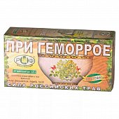 Купить фиточай сила российских трав №33 при геморрое, фильтр-пакеты 1,5г, 20 шт бад в Богородске