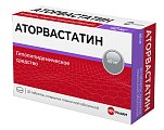 Купить аторвастатин, таблетки, покрытые пленочной оболочкой 40мг, 30 шт в Богородске