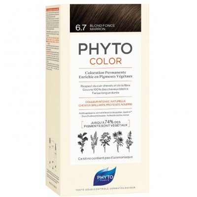 Купить фитосолба фитоколор (phytosolba phyto color) краска для волос оттенок 6.7 тёмно-шоколадный блонд в Богородске
