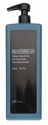 Купить каарал (kaaral) manniskan шампунь черный тонирующий, 1000мл в Богородске