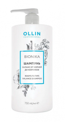Купить ollin prof bionika (оллин) шампунь для волос баланс от корней до кончиков, 750мл в Богородске