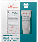 Купить авен (avenе) набор клинанс гидра: крем успокаивающий, восстанавливающий, 40мл+крем очищающий успокаивающий, 15мл в Богородске