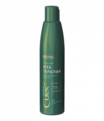Купить estel (эстель) бальзам для поврежденных волос vita-терапия curex therapy, 250мл в Богородске