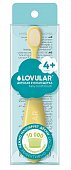 Купить lovular (ловулар) зубная щетка детская с 4-х месяцев, желтая в Богородске