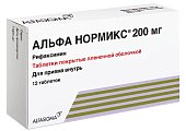 Купить альфа нормикс, таблетки, покрытые пленочной оболочкой 200мг, 12 шт в Богородске