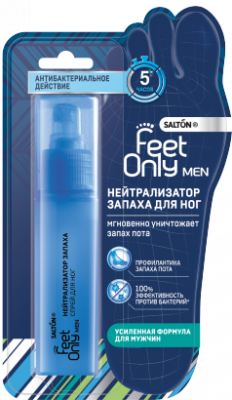 Купить salton (салтон) feet men нейтрализатор запаха для ног для мужчин, 60мл в Богородске