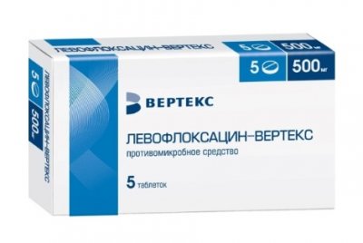 Купить левофлоксацин-вертекс, таблетки 500мг, 5 шт в Богородске