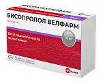 Купить бисопролол-велфарм, таблетки, покрытые пленочной оболочкой 10мг, 50 шт в Богородске