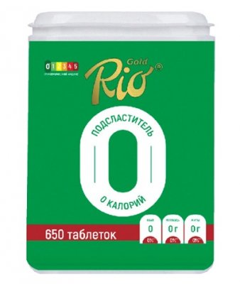 Купить рио голд фит (rio gold) подсластитель, таблетки 650 шт в Богородске