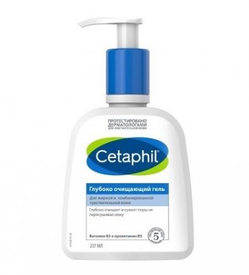 Купить cetaphil (сетафил) гель глубоко очищающий, 237мл в Богородске