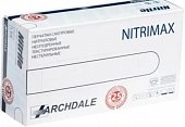 Купить перчатки archdale nitrimax смотровые нитриловые нестерильные неопудренные текстурные размер хs, 100 шт белые в Богородске