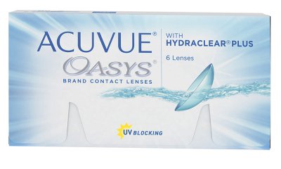 Купить контактные линзы acuvue (акувью) oasys with hydraclear plus, 6 шт, -5,00 (8,4) в Богородске