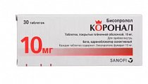 Купить коронал, таблетки, покрытые пленочной оболочкой 10мг, 30 шт в Богородске