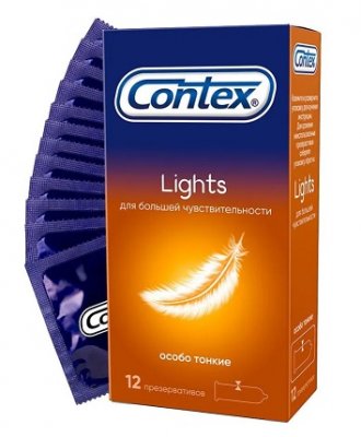 Купить контекс презервативы lights особо тонкие №12 (авк полифарм, соединенное королевство) в Богородске