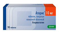 Купить аторис, таблетки, покрытые пленочной оболочкой 10мг, 90 шт в Богородске