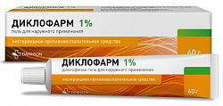 Купить диклофарм, гель для наружного применения 1%, 60 г в Богородске
