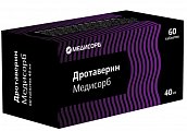 Купить дротаверин медисорб, таблетки 40мг 60 шт. в Богородске