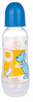 Купить canpol (канпол) бутылочка pp с силиконовой соской c 12 месяцев синяя 330 мл в Богородске
